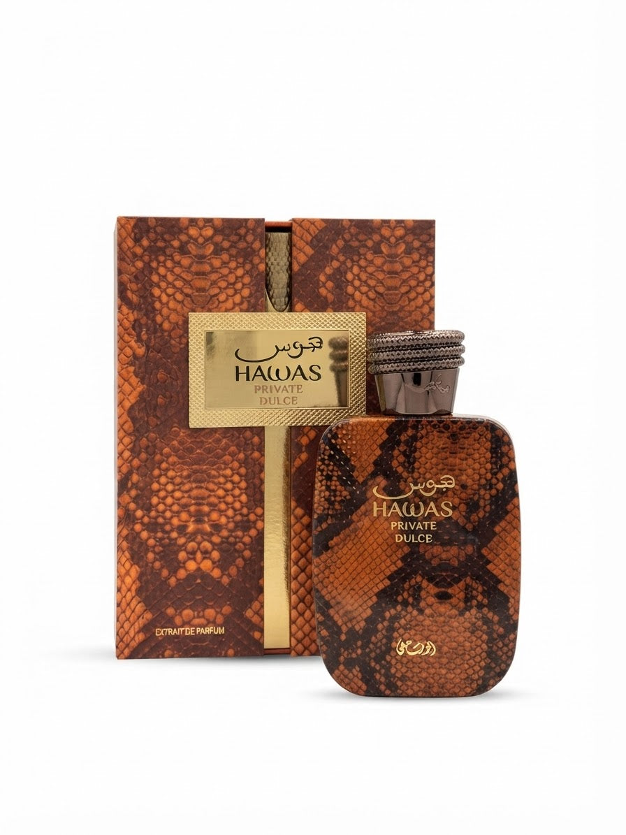 Rasasi Hawas Private Dulce Extrait de Parfum – Unisex